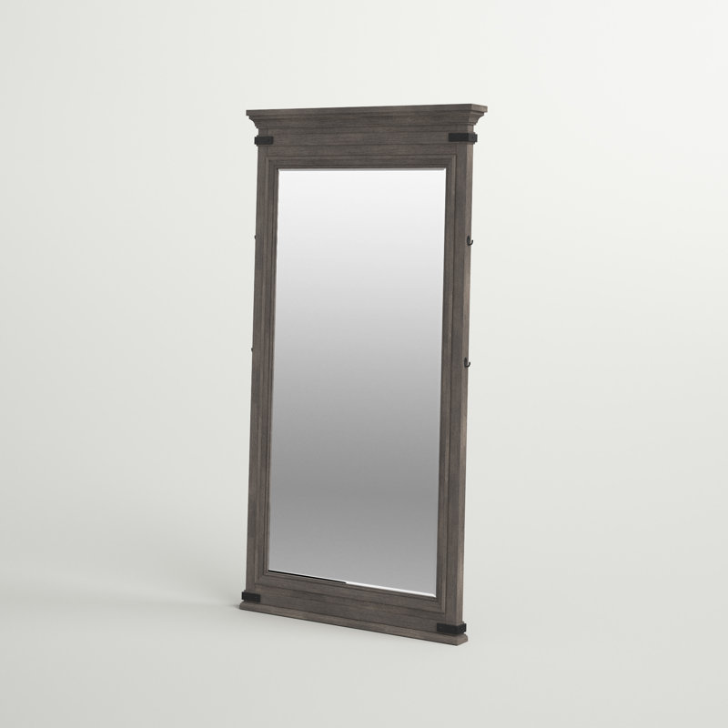 Three Posts™ Lacroix Rectangle Wood Floor Mirror & Reviews Wayfair